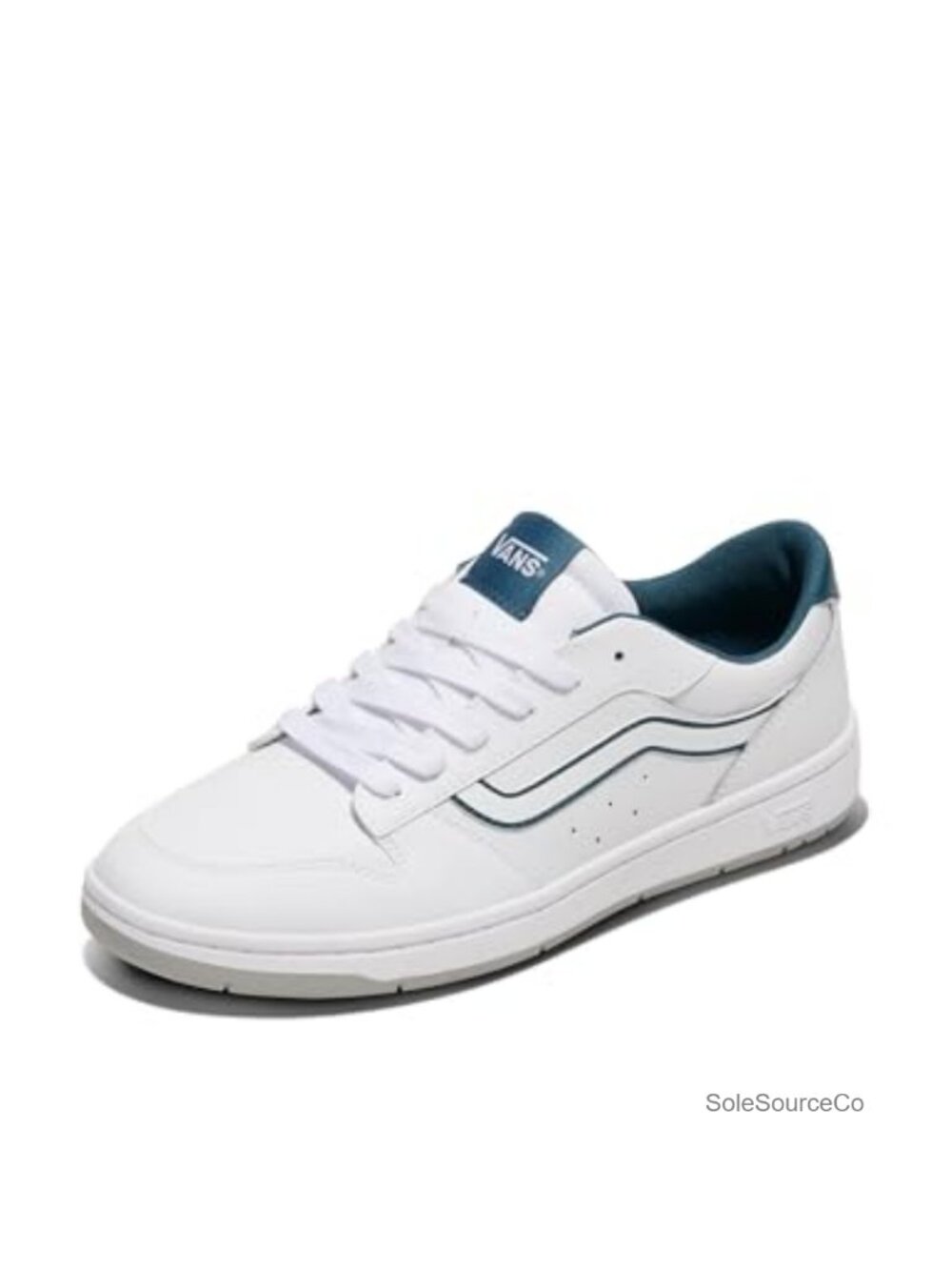 Men's Leather Suede Canvas Retro Court Lace-Up Sneaker